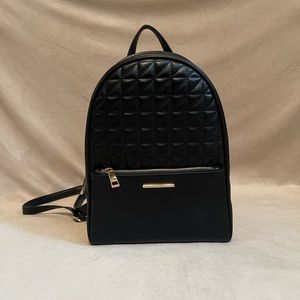 ALDO | backpack purse black. gold hardware
